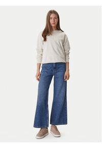 Calvin Klein Jeans Bluza LV047F204G Beżowy Regular Fit. Kolor: beżowy. Materiał: bawełna #4