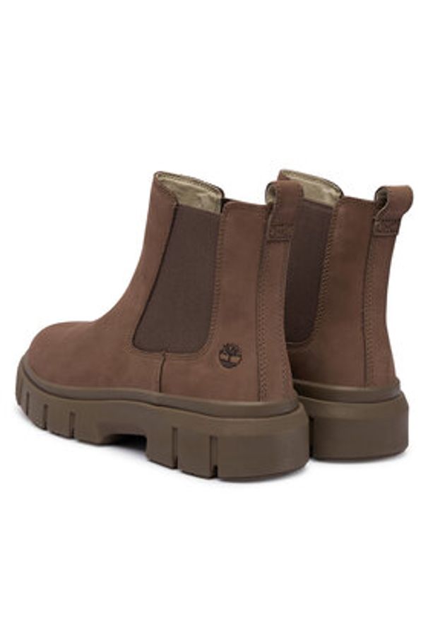 Timberland Sztyblety Greyfield TB0A2FK2EM51 Brązowy. Kolor: brązowy. Materiał: nubuk, skóra