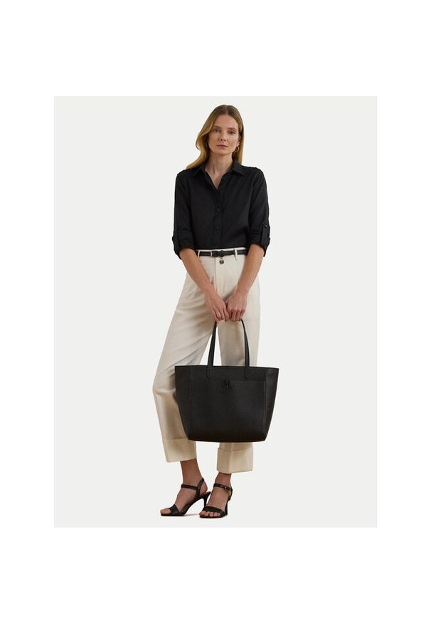 Lauren Ralph Lauren - Torebka LAUREN RALPH LAUREN. Kolor: czarny
