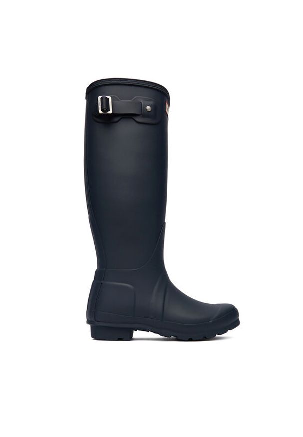 Hunter Kalosze Original Tall WFT1000RMA Granatowy. Kolor: niebieski. Materiał: kauczuk