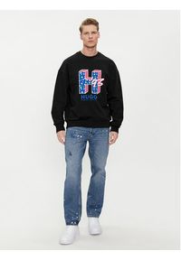 Hugo Bluza Neasyo 50513437 Czarny Regular Fit. Kolor: czarny. Materiał: bawełna #4