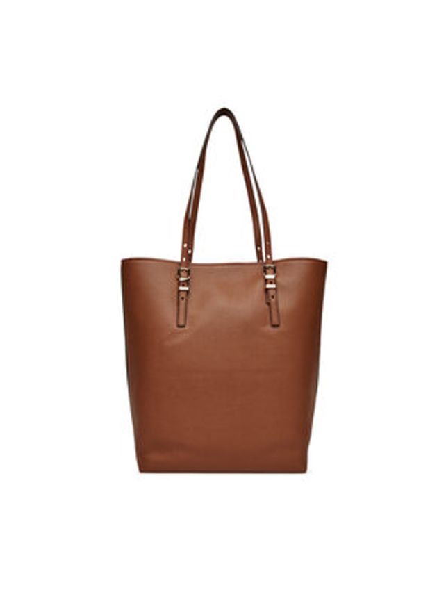 MICHAEL Michael Kors Torebka Quinn 30S5GQNT3L Brązowy. Kolor: brązowy. Materiał: skórzane