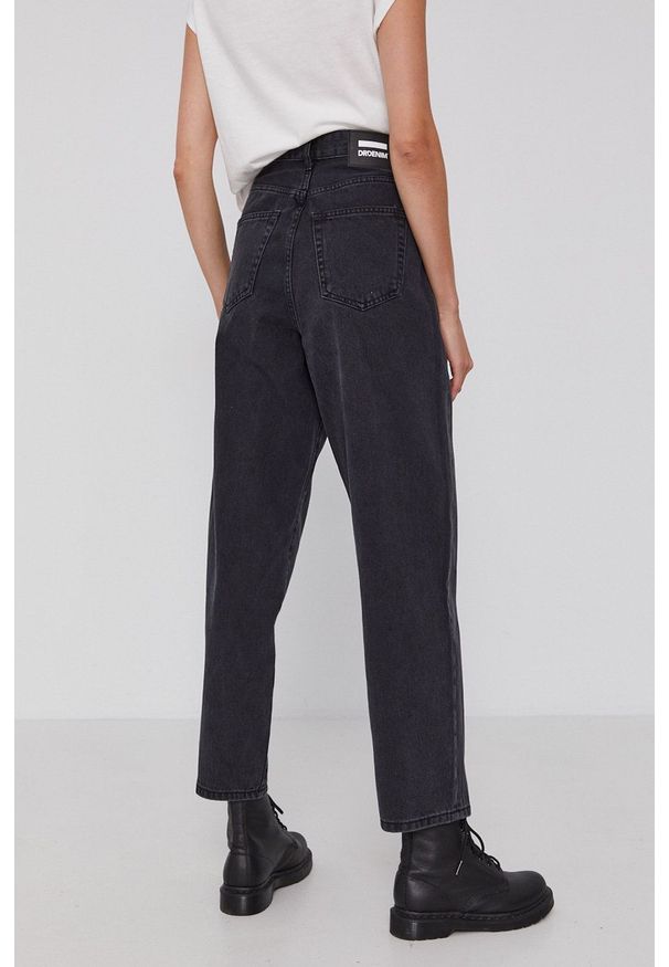 Dr. Denim Jeansy Bella damskie high waist. Stan: podwyższony. Kolor: czarny