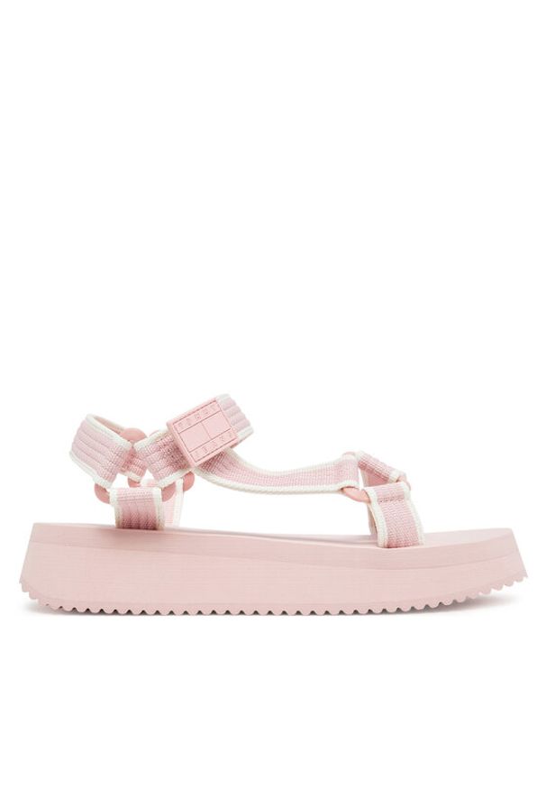 Tommy Jeans Sandały Tjw Eva Sandal EN0EN02747 Różowy. Kolor: różowy. Materiał: materiał