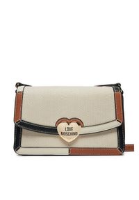 Love Moschino - LOVE MOSCHINO Torebka JC4043PP1ILH110A Beżowy. Kolor: beżowy