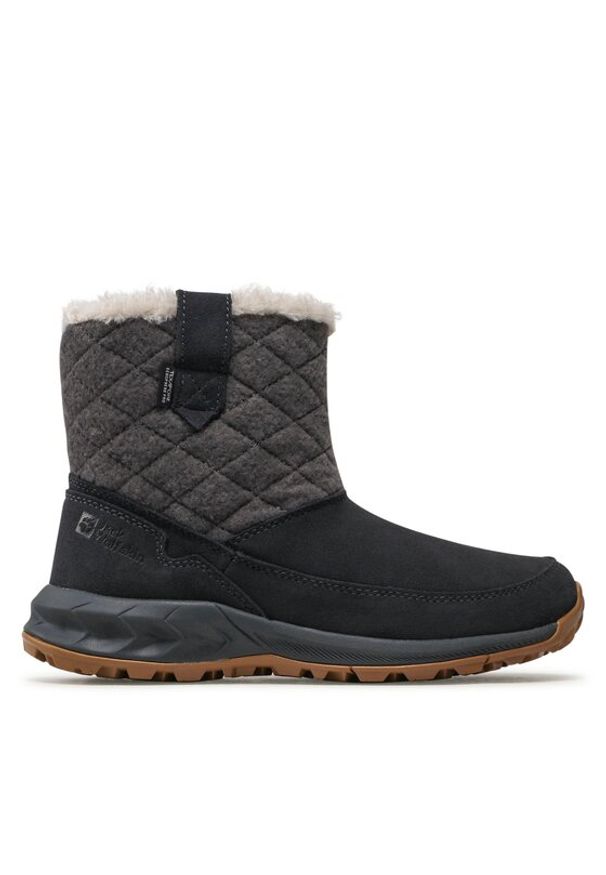 Jack Wolfskin Śniegowce Queenstown Texapore Boot W 4053551 Granatowy. Kolor: niebieski. Materiał: zamsz, skóra