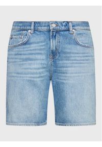 7 FOR ALL MANKIND - 7 For All Mankind Szorty jeansowe Waterfall JSSRC100WA Niebieski Regular Fit. Kolor: niebieski. Materiał: bawełna, jeans