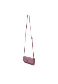 Pinko - PINKO Duży Portfel Damski Love Tiny Birds Wallet C 103765 A1YB Fioletowy. Kolor: fioletowy. Materiał: skóra