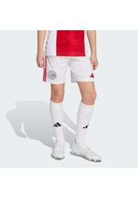 Adidas - Szorty Ajax Amsterdam 25/26 Home Kids. Kolor: biały. Sport: piłka nożna