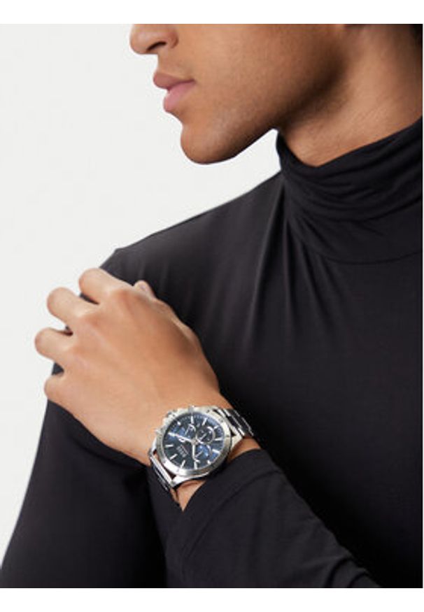 BOSS - Boss Zegarek Troper 1514069 Srebrny. Kolor: srebrny