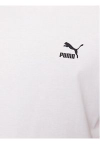 Puma T-Shirt Classics 535587 Biały Regular Fit. Kolor: biały. Materiał: bawełna #5