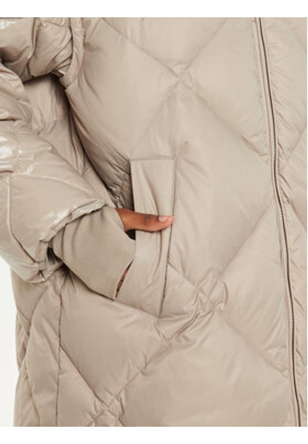 Marella Kurtka puchowa Amianto 2423496025 Beżowy Regular Fit. Kolor: beżowy. Materiał: syntetyk