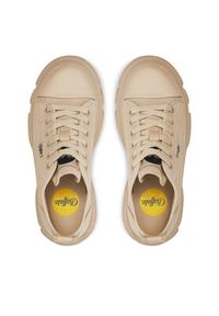 Buffalo Sneakersy Tremor Lace Up Lo 1622458 Beżowy. Kolor: beżowy. Materiał: materiał #2