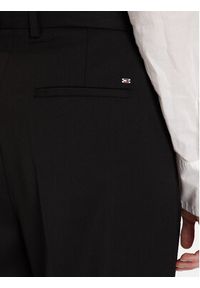 TOMMY HILFIGER - Tommy Hilfiger Spodnie materiałowe Timeless WW0WW48362 Czarny Straight Fit. Kolor: czarny. Materiał: wełna, syntetyk #3