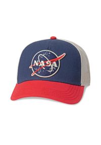Czapka z daszkiem American Needle Valin NASA Trucker - SMU500B-NASA. Kolor: czerwony, niebieski, wielokolorowy
