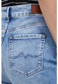 Pepe Jeans Jeansy Lexa damskie high waist. Stan: podwyższony. Kolor: niebieski #4
