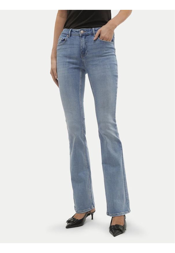 Vero Moda Jeansy Flash 10302479 Niebieski Flared Fit. Kolor: niebieski