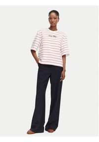 TOMMY HILFIGER - Tommy Hilfiger T-Shirt Classic WW0WW50948 Biały Relaxed Fit. Kolor: biały. Materiał: bawełna #3