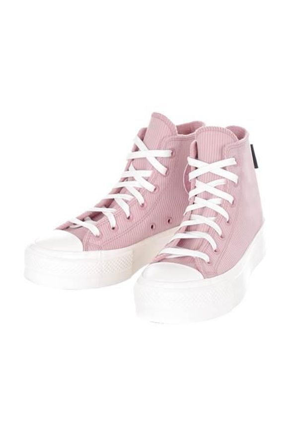 Buty do chodzenia damskie Converse A06148C. Wysokość cholewki: za kostkę. Zapięcie: sznurówki. Kolor: różowy, niebieski. Materiał: materiał, tkanina. Szerokość cholewki: normalna. Sport: turystyka piesza