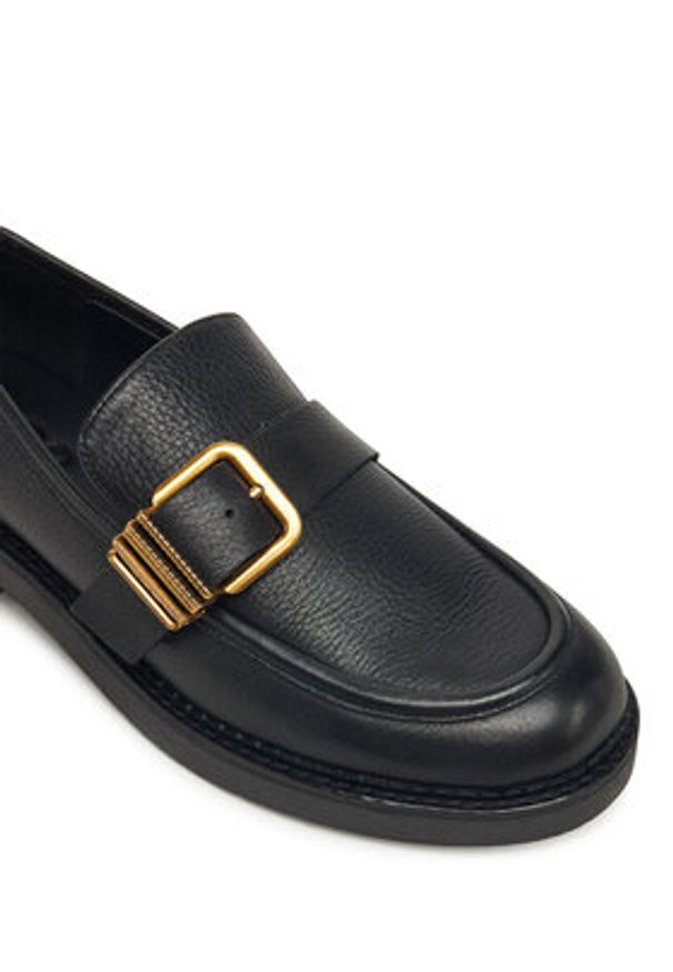 Aldo Półbuty Kayla 14115057 Czarny. Kolor: czarny. Materiał: skóra