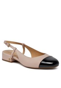 MICHAEL Michael Kors Baleriny Perla Flex Sling Flat 40R4PLFP1L Różowy. Kolor: różowy. Materiał: skóra #5