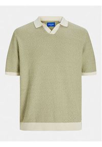 Jack & Jones Polo Jormykonos 12255950 Zielony Regular Fit. Typ kołnierza: polo. Kolor: zielony. Materiał: bawełna #4