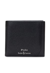 Polo Ralph Lauren Mały Portfel Męski 405963225001 Czarny. Kolor: czarny. Materiał: skóra