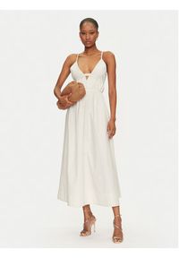 Herskind Sukienka letnia Miranda 5571172 Écru Regular Fit. Materiał: bawełna. Sezon: lato #3