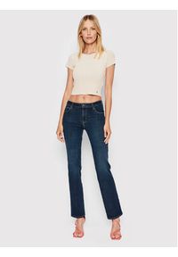 Guess Bluzka W2YR42 Z2U00 Beżowy Slim Fit. Kolor: beżowy. Materiał: syntetyk #3