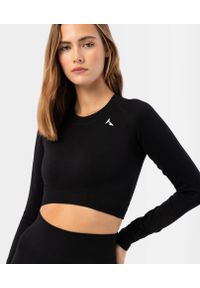 Bezszwowy longsleeve dla kobiet na fitness Carpatree Blaze. Kolor: czarny. Długość rękawa: długi rękaw. Sport: fitness #2