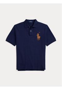 Polo Ralph Lauren Polo 710958776001 Granatowy Regular Fit. Typ kołnierza: polo. Kolor: niebieski. Materiał: bawełna