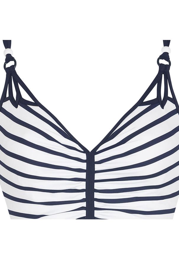 SUNFLAIR - Strój kąpielowy Basic. Kolor: fioletowy, biały, niebieski, wielokolorowy. Materiał: elastan, poliamid