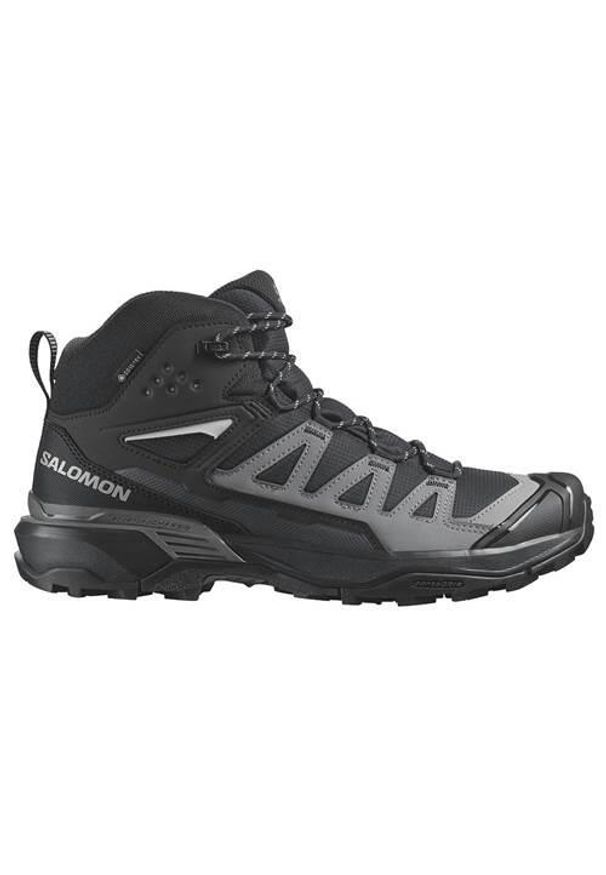 salomon - Buty trekkingowe męskie Salomon X Ultra Mid 360 Gtx Gore-tex. Wysokość cholewki: za kostkę. Zapięcie: sznurówki. Kolor: czarny. Materiał: materiał. Szerokość cholewki: normalna. Technologia: Gore-Tex. Sport: bieganie