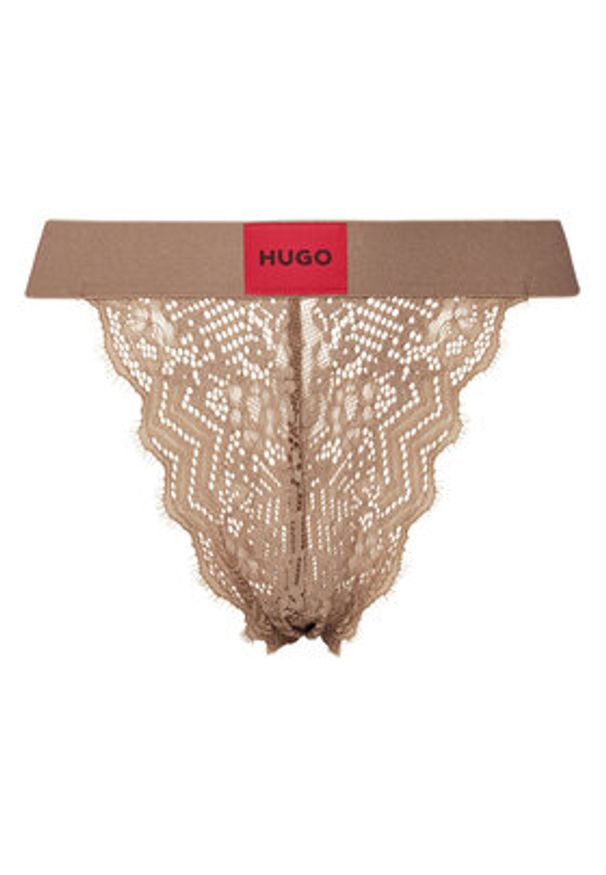 Hugo - HUGO Figi klasyczne 50535071 Beżowy. Kolor: beżowy. Materiał: syntetyk