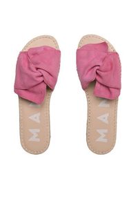 Manebi Espadryle Sandals With Knot R 1.0 JK Różowy. Kolor: różowy. Materiał: zamsz, skóra
