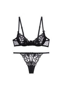 Intica - Komplet bielizny koronkowej na specjalne okazje Bilek. Kolor: czarny. Materiał: koronka. Wzór: koronka
