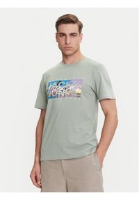 Jack & Jones - Jack&Jones T-Shirt Colton 12268438 Zielony Standard Fit. Kolor: zielony. Materiał: bawełna