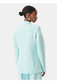 Maryley Marynarka 26EB187/43AC Turkusowy Regular Fit. Kolor: turkusowy. Materiał: syntetyk #5