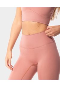 Legginsy dla kobiet na siłownię Carpatree Eclipse. Kolor: różowy. Sport: fitness