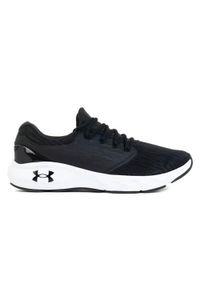Buty do biegania męskie Under Armour Charged Vantage. Zapięcie: sznurówki. Kolor: czarny. Materiał: materiał, syntetyk, tkanina. Szerokość cholewki: normalna