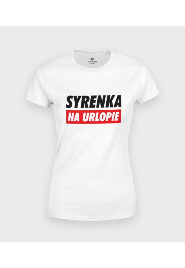 MegaKoszulki - Koszulka damska Syrenka na Urlopie. Materiał: bawełna. Styl: wakacyjny