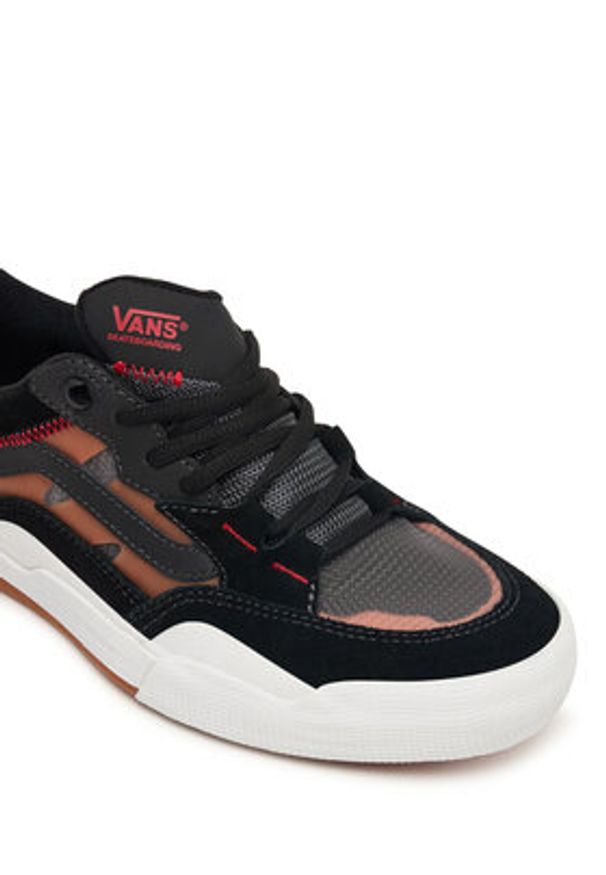 Vans Sneakersy Skate 2 Wayvee VN000D5DBFM1 Czarny. Kolor: czarny. Materiał: skóra, zamsz. Sport: skateboard