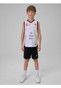 4f - 4F Koszulka meczowa replika domowa z sezonu 2025/26 dziecięca 4F x Start Lublin - biała 98/104. Kolor: biały. Materiał: materiał. Wzór: nadruk. Sezon: lato. Sport: fitness #2
