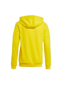 Adidas - Bluza piłkarska dla dzieci adidas Squadra 21 Hoody Youth. Kolor: biały, wielokolorowy, żółty. Sport: piłka nożna
