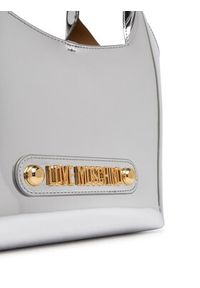 Love Moschino - LOVE MOSCHINO Torebka JC4133PP1OLP0902 Srebrny. Kolor: srebrny. Materiał: skórzane #5