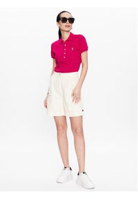 Polo Ralph Lauren Polo 211870245034 Różowy Slim Fit. Typ kołnierza: polo. Kolor: różowy. Materiał: bawełna #3