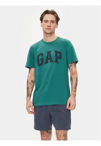 GAP - Gap T-Shirt 856659-06 Zielony Regular Fit. Kolor: zielony. Materiał: bawełna #1
