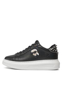 Karl Lagerfeld - KARL LAGERFELD Sneakersy KL62529N Czarny. Kolor: czarny. Materiał: skóra #5