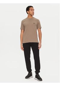 BOSS T-Shirt 50531569 Beżowy Regular Fit. Kolor: beżowy. Materiał: bawełna