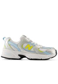 Buty młodzieżowe New Balance G5308S1 - białe. Kolor: biały. Materiał: materiał, syntetyk, guma. Szerokość cholewki: normalna #1